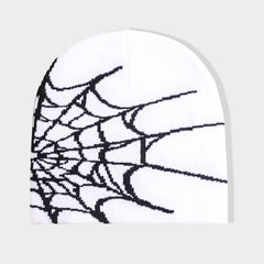 Fashionable Sport Windproof Knit Beanie Hat Spider Web Warm Ski Cold Hat