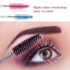 30pcs Crystal Mascara Wands Eyelash Extensions Makeup Applicators