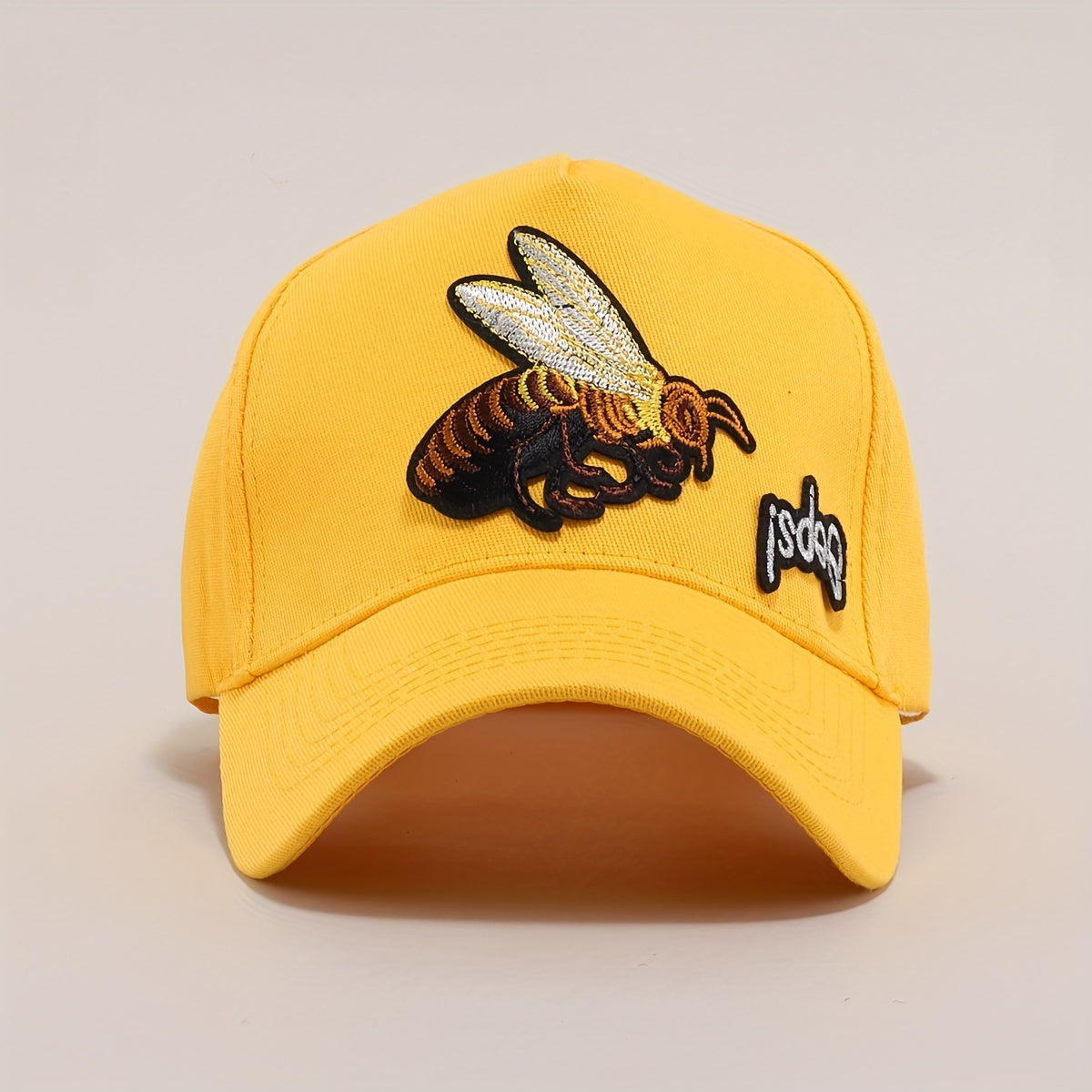Bee Patch Baseball Cap Sun Hat Lightweight Unisex Dad Hat
