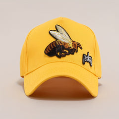 Bee Patch Baseball Cap Sun Hat Lightweight Unisex Dad Hat