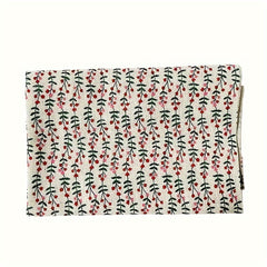 6pcs Plant Series Burlap Fabric for DIY Sewing Craft