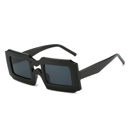 Square Frame Candy Sunglasses Y2K Stylish Shades Eyeglasses