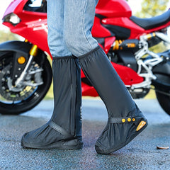 PVC Motorcycle Rainproof Shoe Cover Anti Slip High Cylinder Rain S