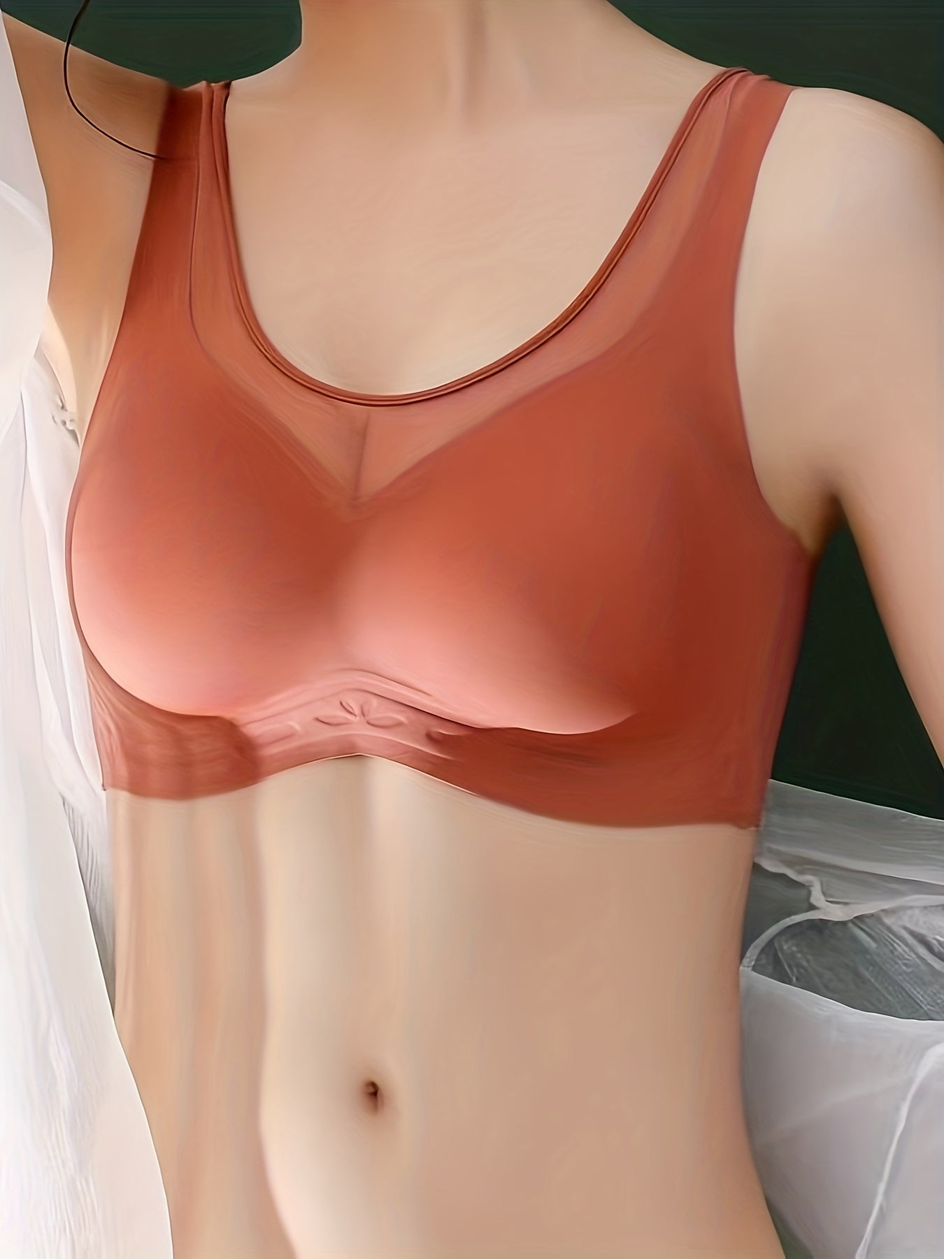 Breathable Mesh Wireless Bra Full Coverage