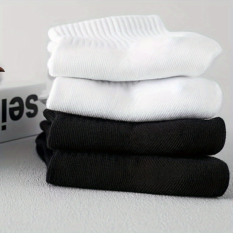 6 Pairs Cotton Ankle Socks for Men & Women