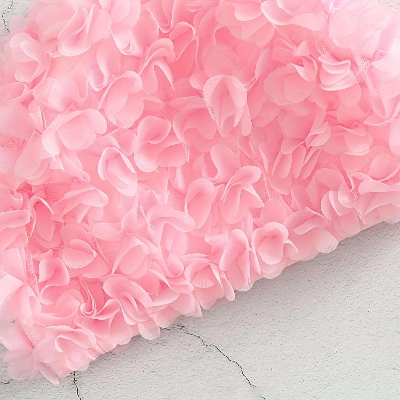 Peach Pink 3D Flower Swim Hat for Women