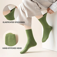 Men Women Crew Socks Breathable Soft Running Hiking Socks