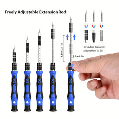 CRV Precision Screwdriver Set 168 Piece for Electronic Repair LCD Screen Remover