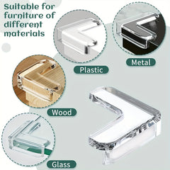 20pcs Clear Corner Protector Guard for Table Edges & Corners