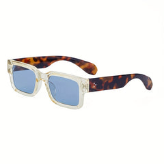 Men's Leopard Print Anti UV Sunglasses with High-End Glasses Box