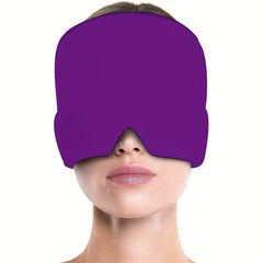Migraine Relief Gel Ice Headgear Cold Compression Single Layer Cap