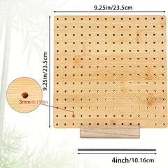 Wooden Crochet Blocking Board - Ideal for Knitting & Sewing
