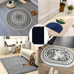 8pcs Rug Gripper Carpet Gripper With Adhesive Anti-curl Carpet Tape