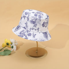 Sunshade Sunscreen Double-sided Bucket Hat for Adult