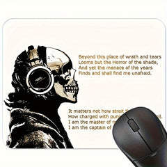 Skull Rubber Office Desk Mat Non-slip Mouse Pad