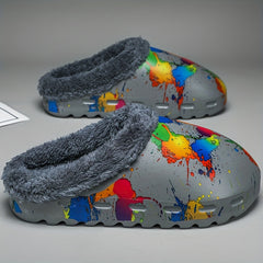 Women's Warm and Stylish Painting Slippers