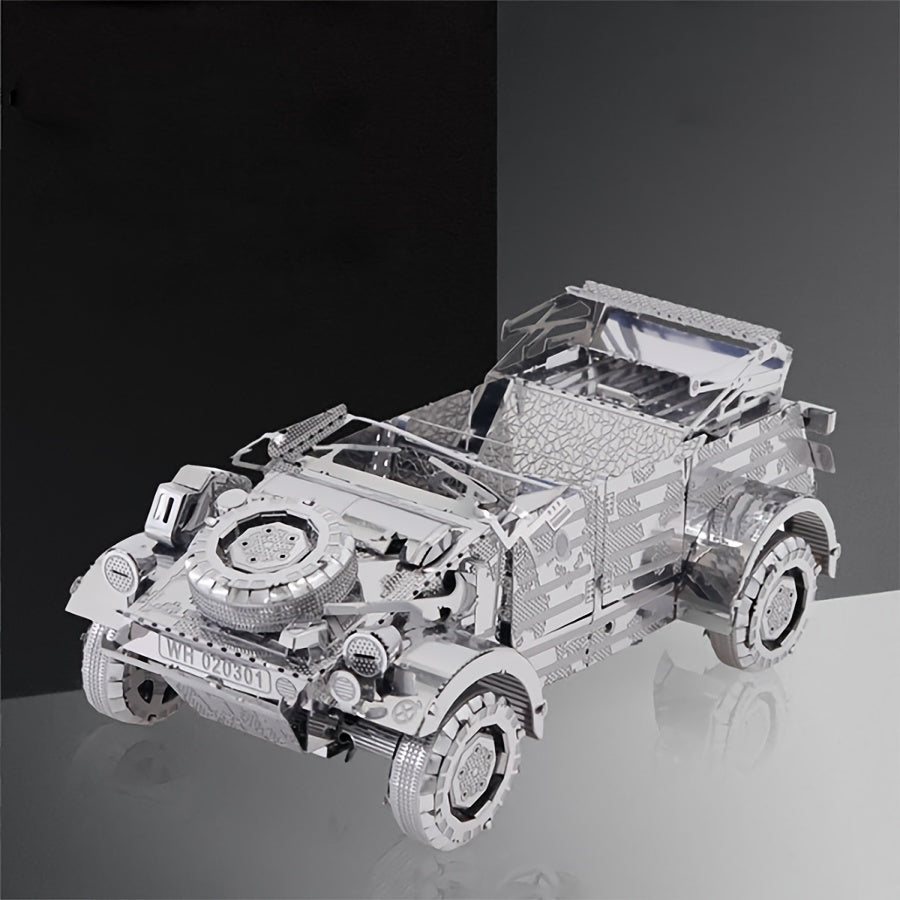 DIY Metal Assembly Off-road Vehicle Model Puzzle Toy Gift