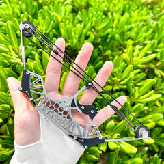 Mini Composite Bow Toy Stainless Steel Pulley Decompression