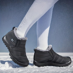Women's Non-slip Snow Shoes Waterproof Winter Ankle Shoes