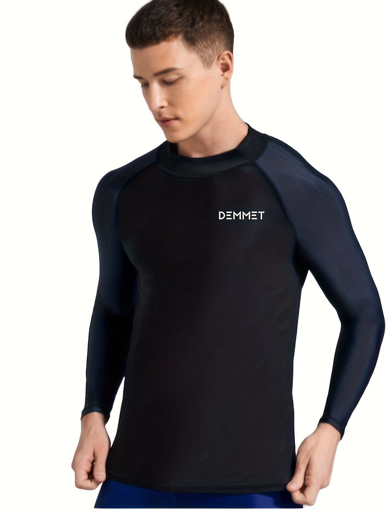 Men's Quick Dry Sun Protection Rash Guard for Diving, Snorkeling, Surfing