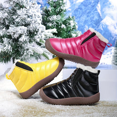 Kid's Snow Boots Fleece Lined Cozy Ankle Boots