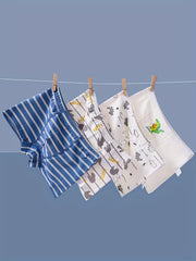 7 Pcs Boy's Boxer Briefs SUNDAY TO SATURDAY Print