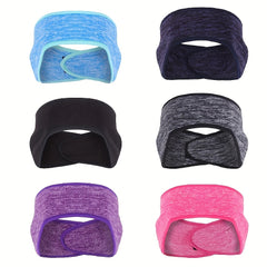 Winter Fleece Headband Sport Earmuffs Stretchy Ear Covers Ski Sweatband
