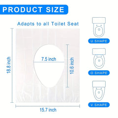 Travel Disposable Toilet Seat Cover Waterproof Portable Toilet Seat Toilet Mat