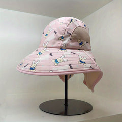 Big Brim Sunshade Children's Sun Hat with Neck Protection