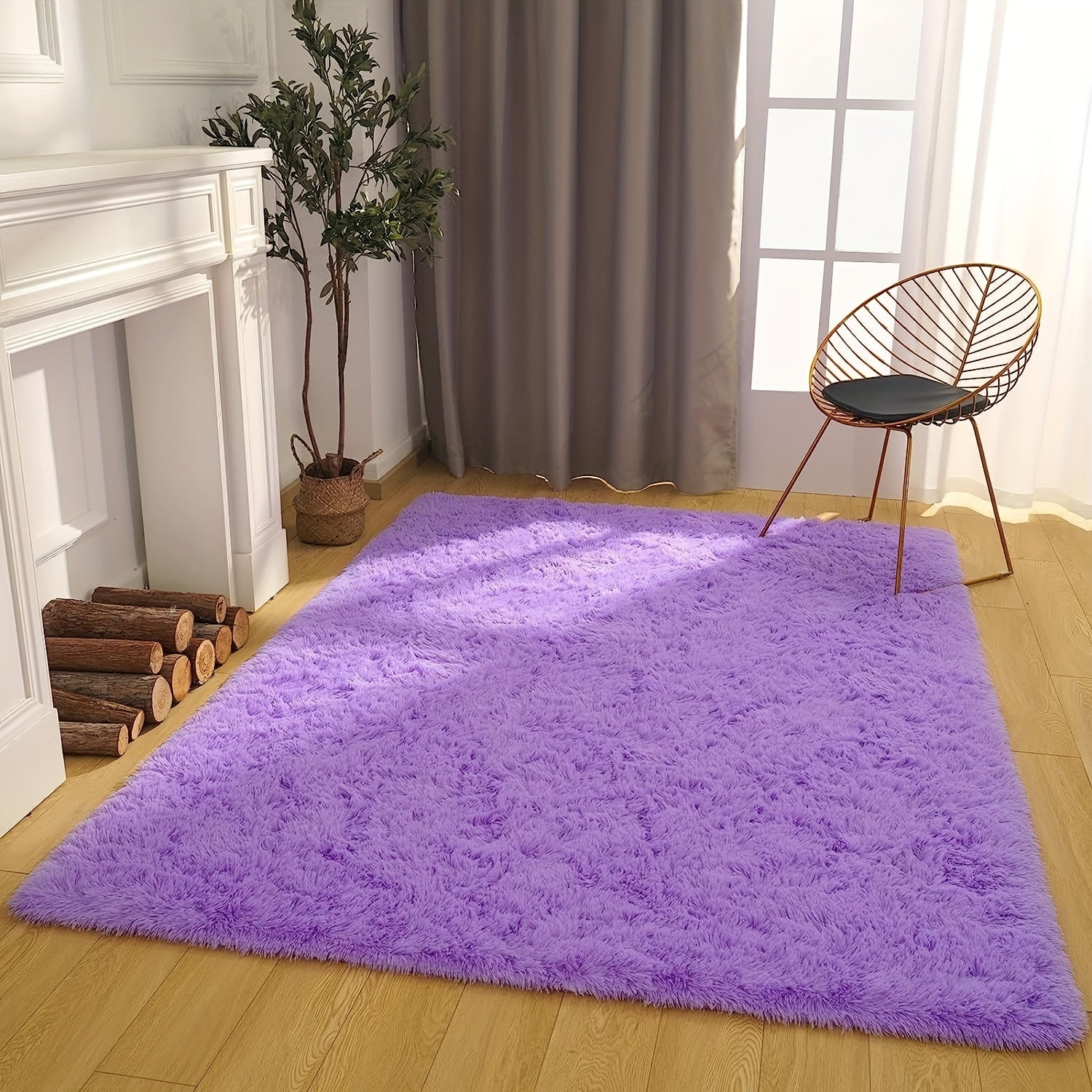 Ultra Plush Fluffy Area Rug Soft Fuzzy Shag Rugs for Bedroom Living Room