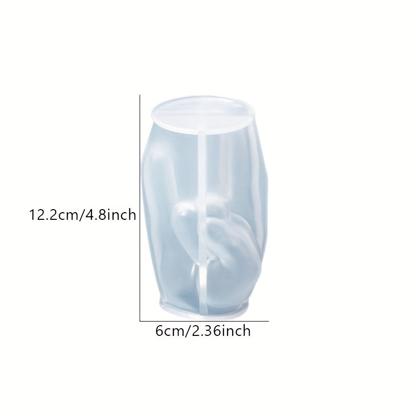 Large Rock Gesture Silicone Mold for Resin Ring Holder Candle Making
