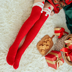 Christmas Thigh High Socks Women's Stockings & Hosiery