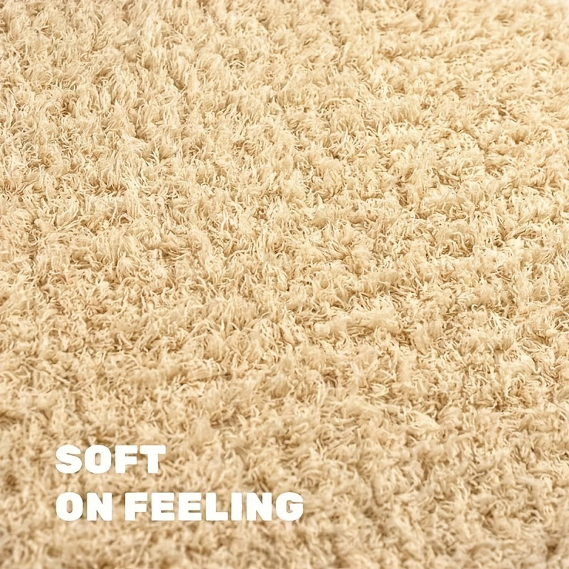 Plush Thickened Bathroom Rug Non-slip Soft Mat