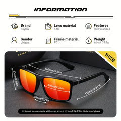 ReyDix Unisex Polarized Sunglasses For Outdoor Driving Travelling