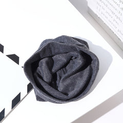 Soft Fleece Skull Cap for Men Winter Warm Cuffed Beanie Hat