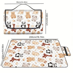 Waterproof Printed Pattern Picnic Mat for Beach and Outdoor Picnic