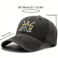 Unisex Outdoor Sport Baseball Cap with DAD Embroidery