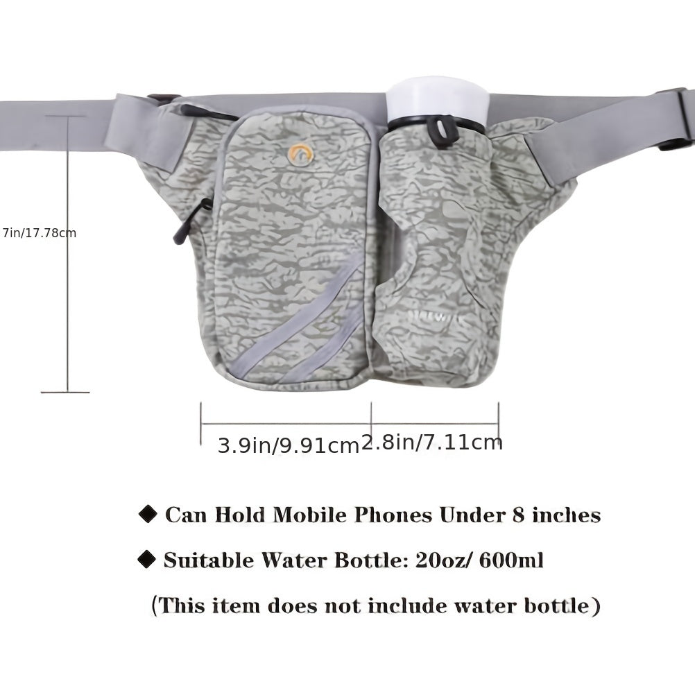 Outdoor Sports Fanny Pack Waterproof Bag Gray