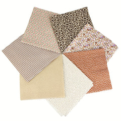 7pcs DIY Floral Fabric Patchwork Sewing Quilting Scrapbooking