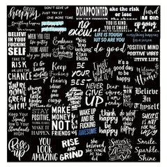 61pcs Inspirational English Graffiti Stickers for Water Bottle Car Computer