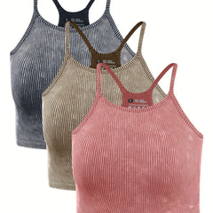Yoga Sleeveless Crop Tank Top Women's Activewear