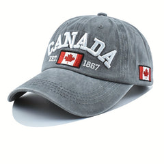 Vintage Maple Leaf CANADA Baseball Cap Men's Sport Shade Cap