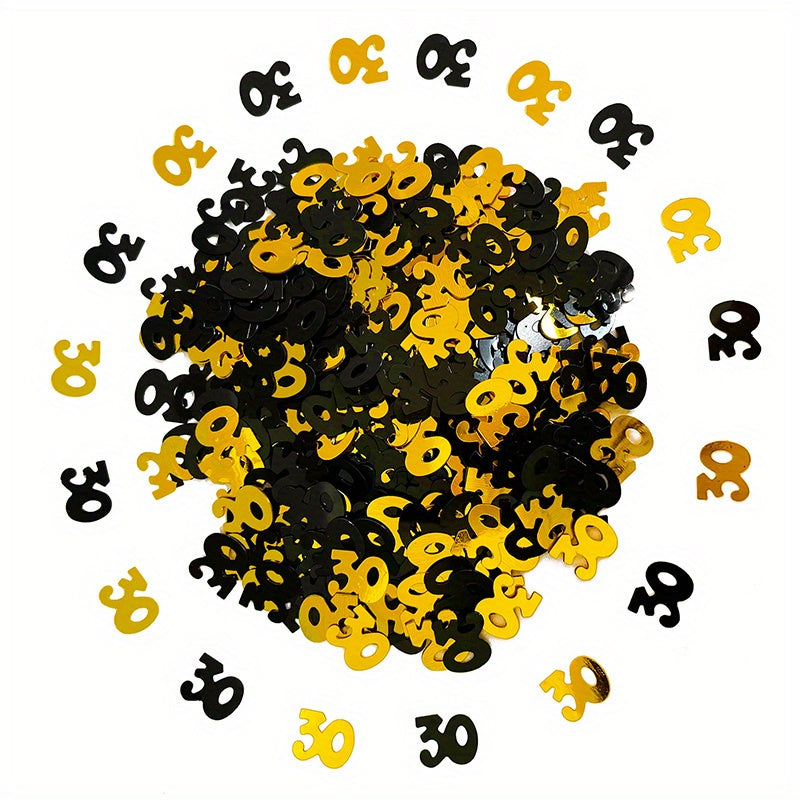 Happy Birthday Confetti Scattering Drip Tabletop Gold Pink Party Supplies