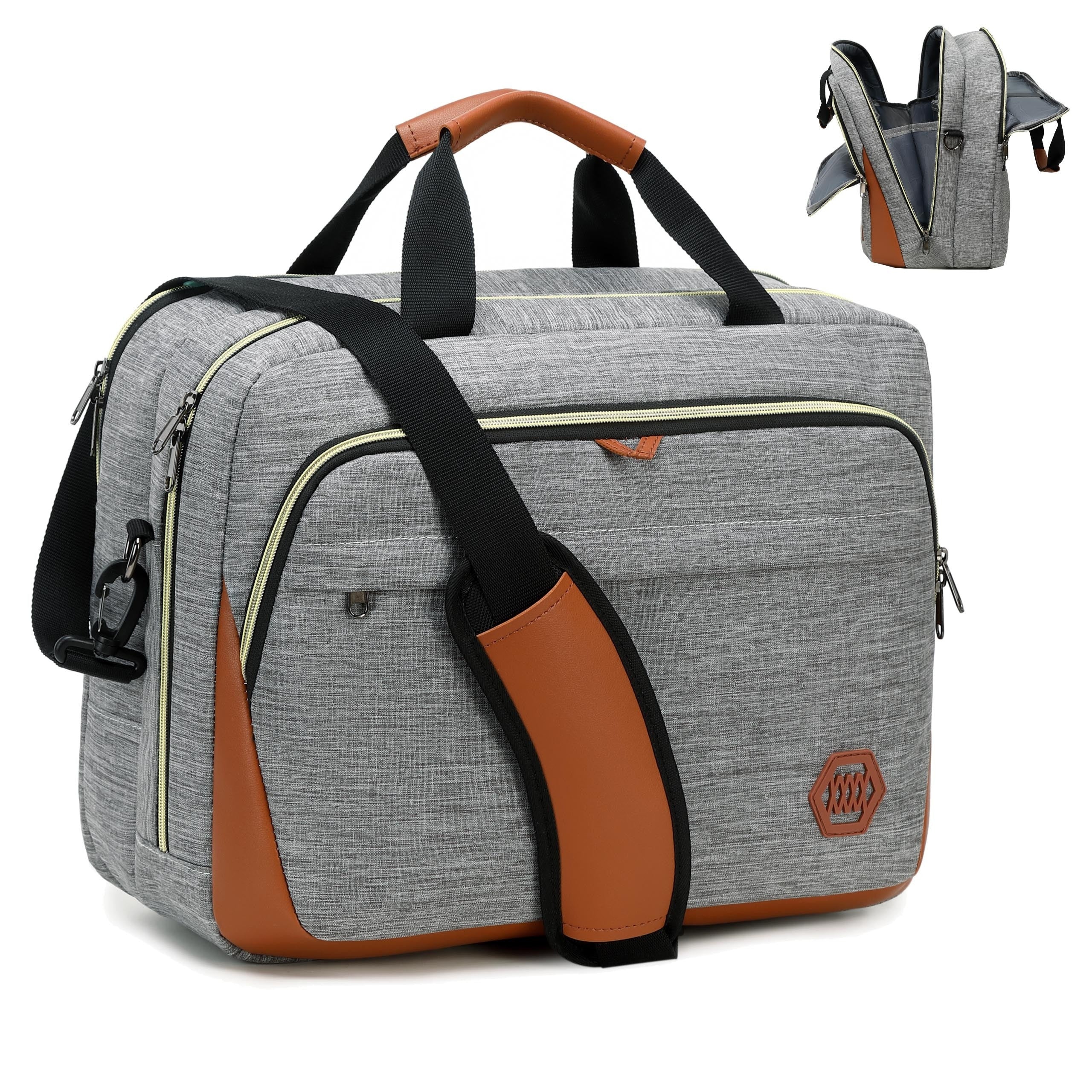 Men's Briefcase Laptop Bag For Work Business Shoulder Handbag