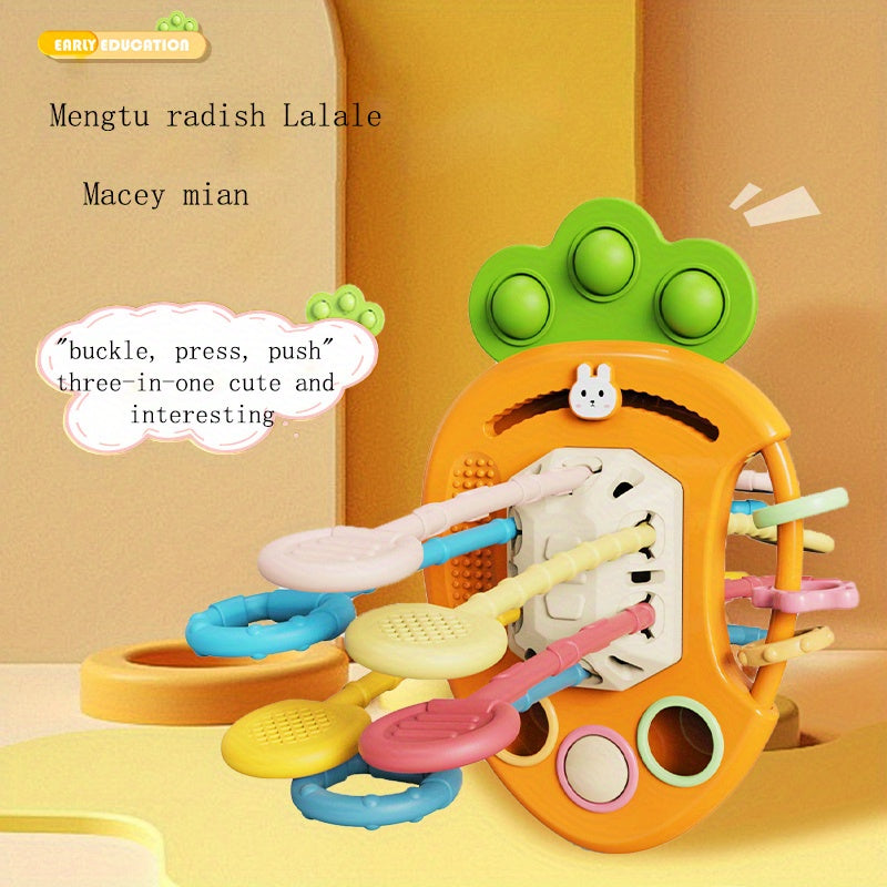 Baby Radish Pulling Molar Glue Stick Early Education Toy