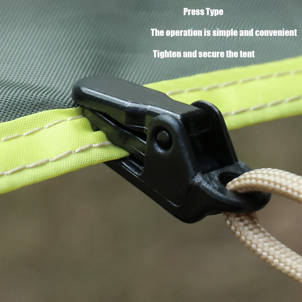 10pcs Tent Clips Canopy Pull Point Hook Outdoor Camping