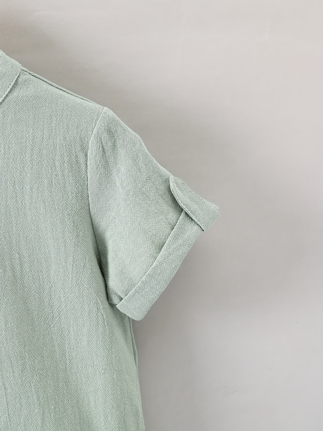 Boys Plain Shirt Short Sleeve Tops For Kids Summer
