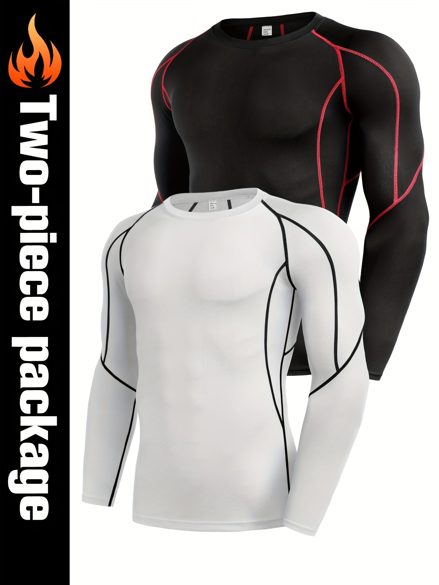 Men's Quick Drying Long Sleeve Shirt for Fitness Training