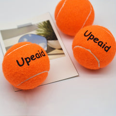 3pcs Tennis Set High Elasticity Durable Chemical Fiber Wool Rubber Balls