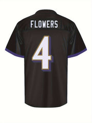 Men's Football Jersey V Neck Short Sleeve Uniform Shirt Breathable